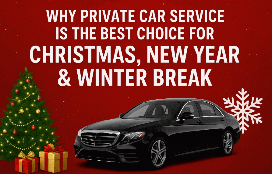 Private Car Service for Christmas, New Year, Winter Break in Orlando