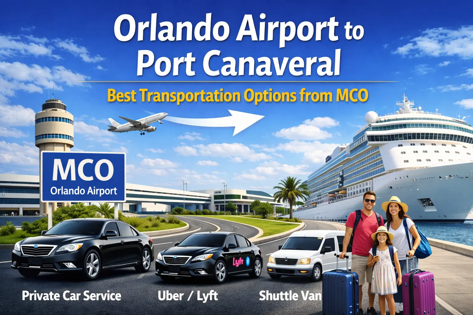 Transportation from MCO to Port Canaveral