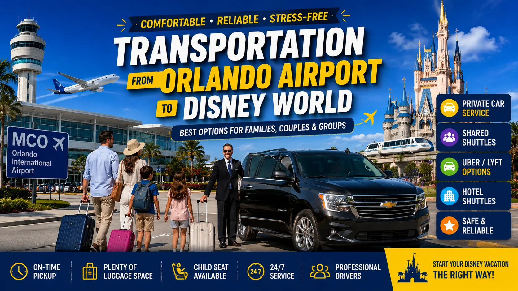Transportation from Orlando Airport to Disney World