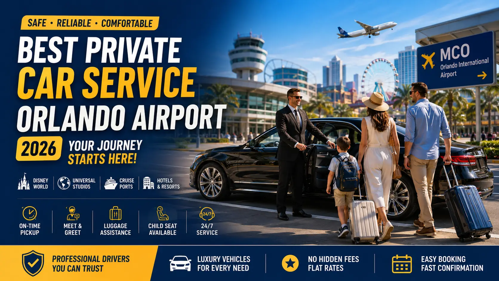 Best Private Car Service Orlando Airport 2026