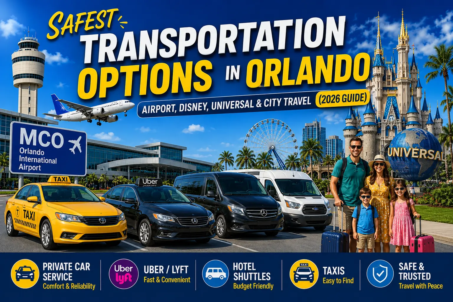 Safest Transportation Options in Orlando for Tourists