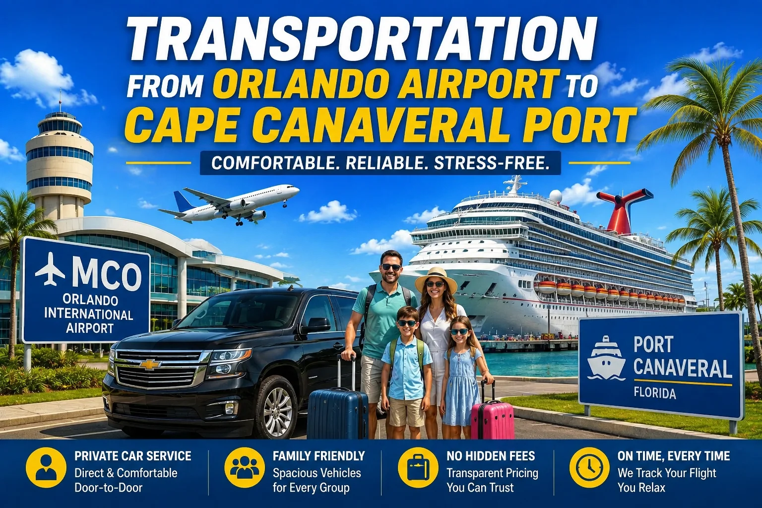 Transportation from Orlando Airport to Cape Canaveral Port: The Complete Guide