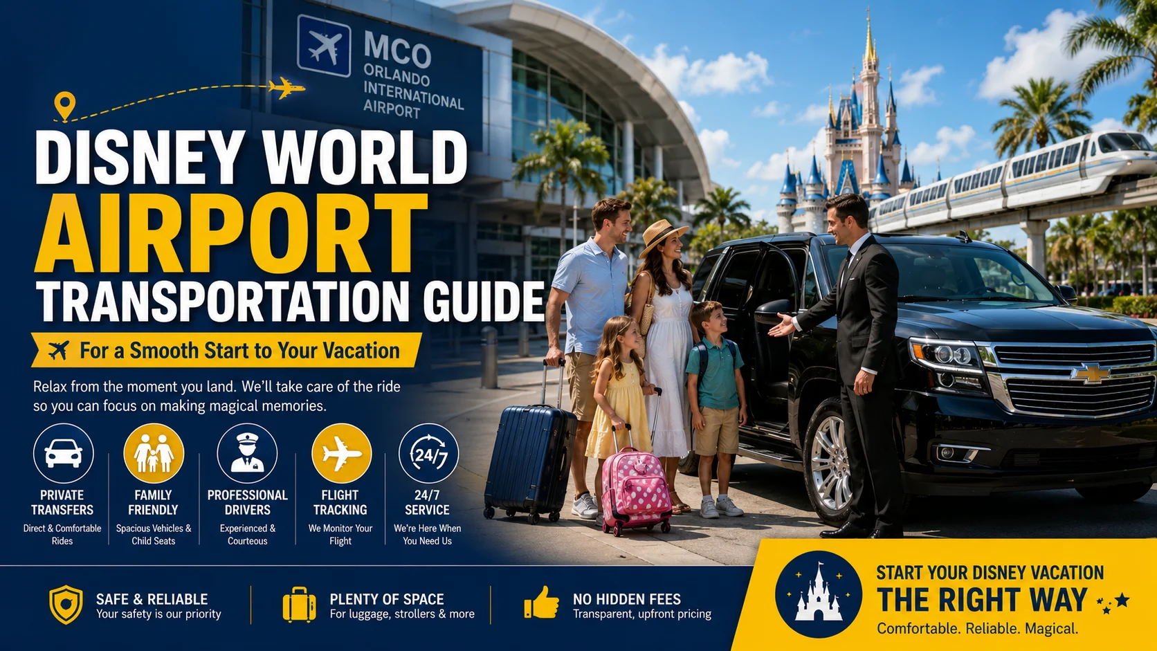 Disney World Airport Transportation Guide for a Smooth Start to Your Vacation