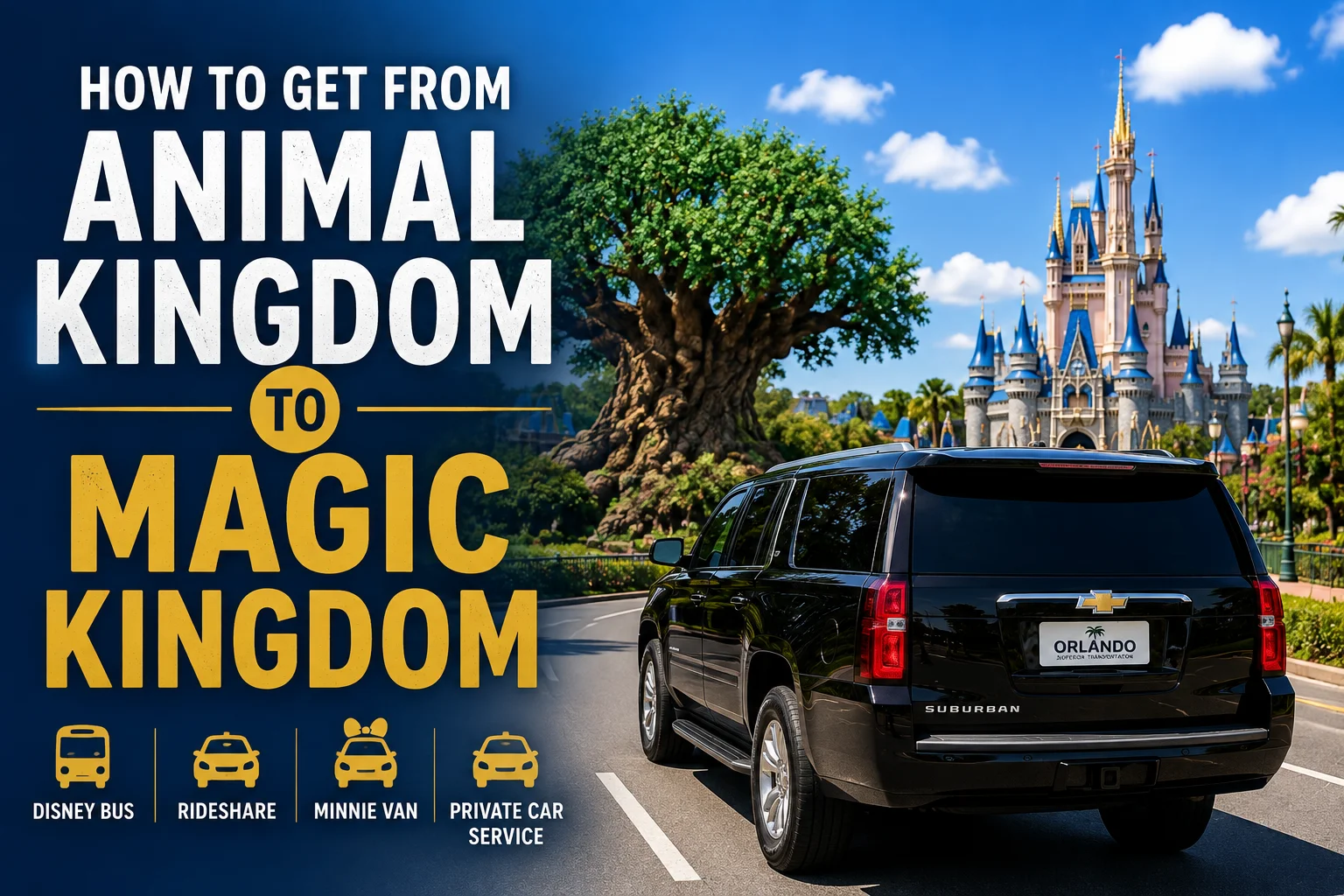 How to Get from Animal Kingdom to Magic Kingdom