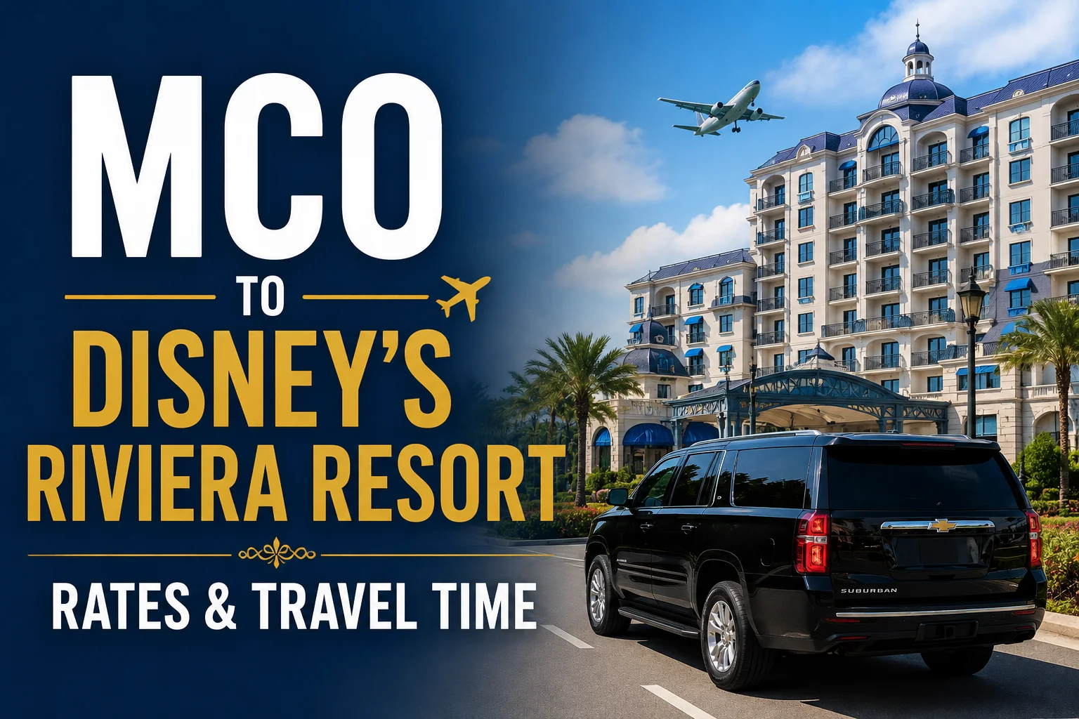 MCO to Disney Riviera Resort: Rates and Travel Time